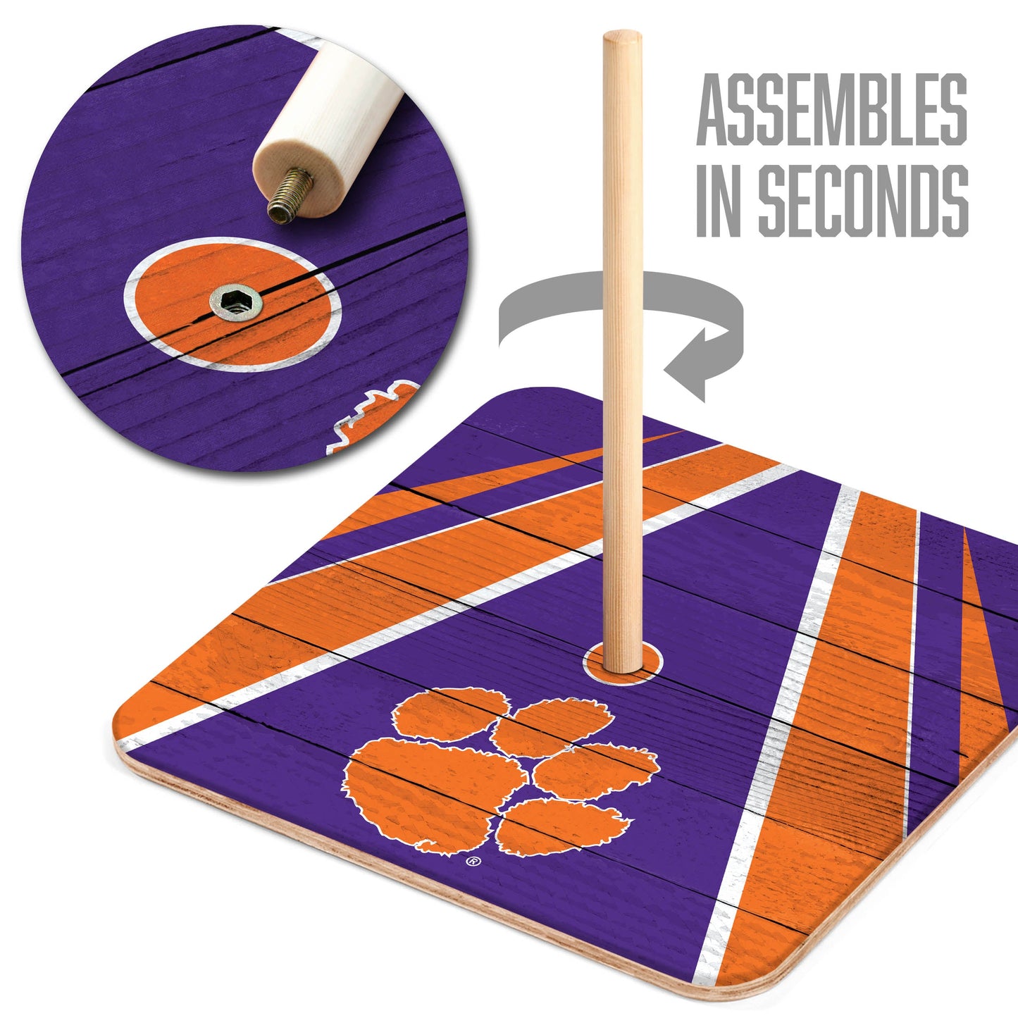 NCAA Clemson Tigers Horseshoe Bag Game