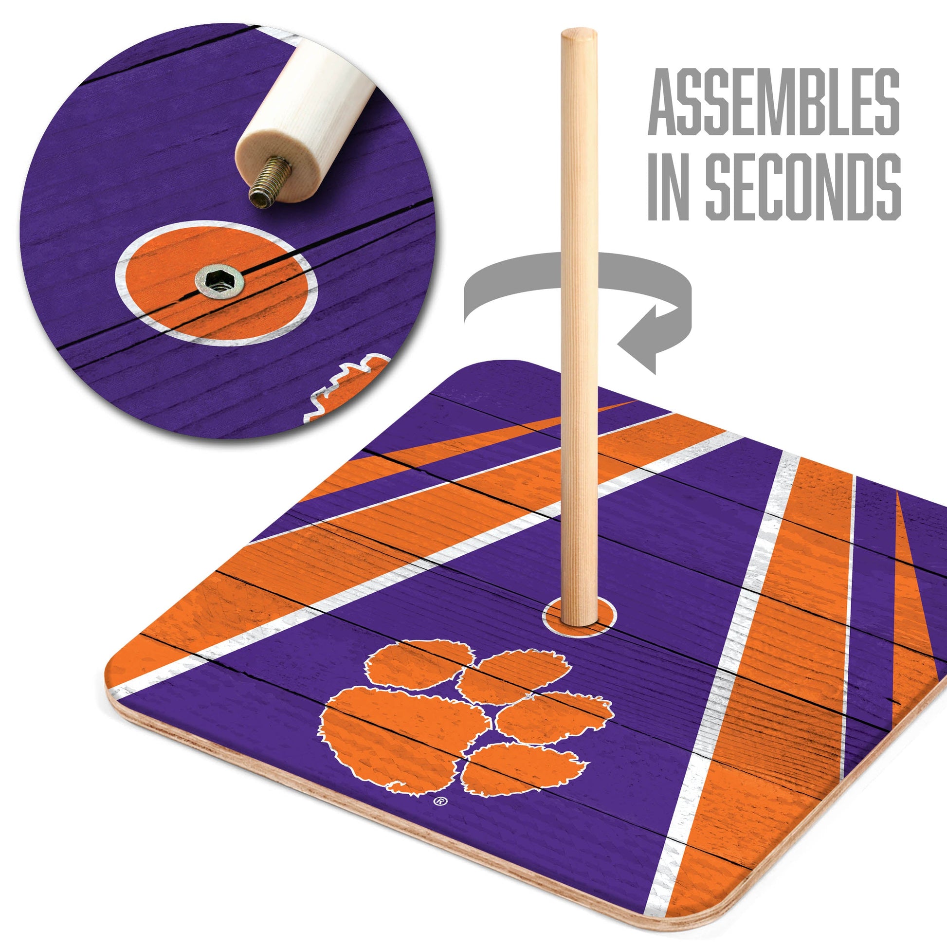 NCAA Clemson Tigers Horseshoe Bag Game