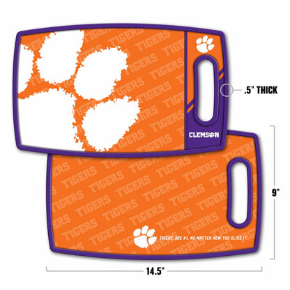 Clemson Tigers Logo Series Cutting Board Alt 1