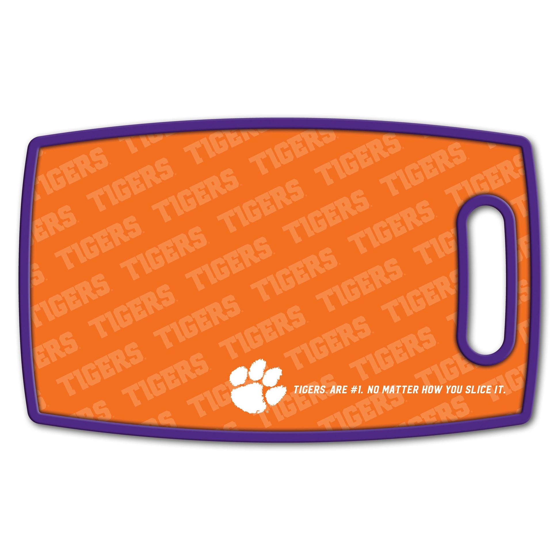 Clemson Tigers Logo Series Cutting Board Alt 2
