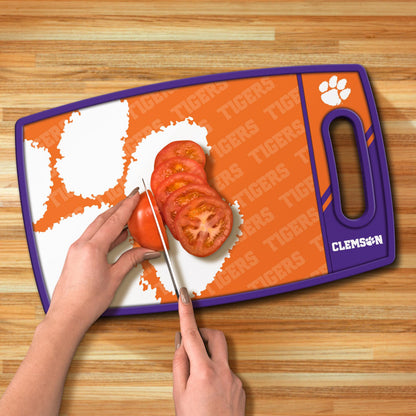 Clemson Tigers Logo Series Cutting Board Alt 3