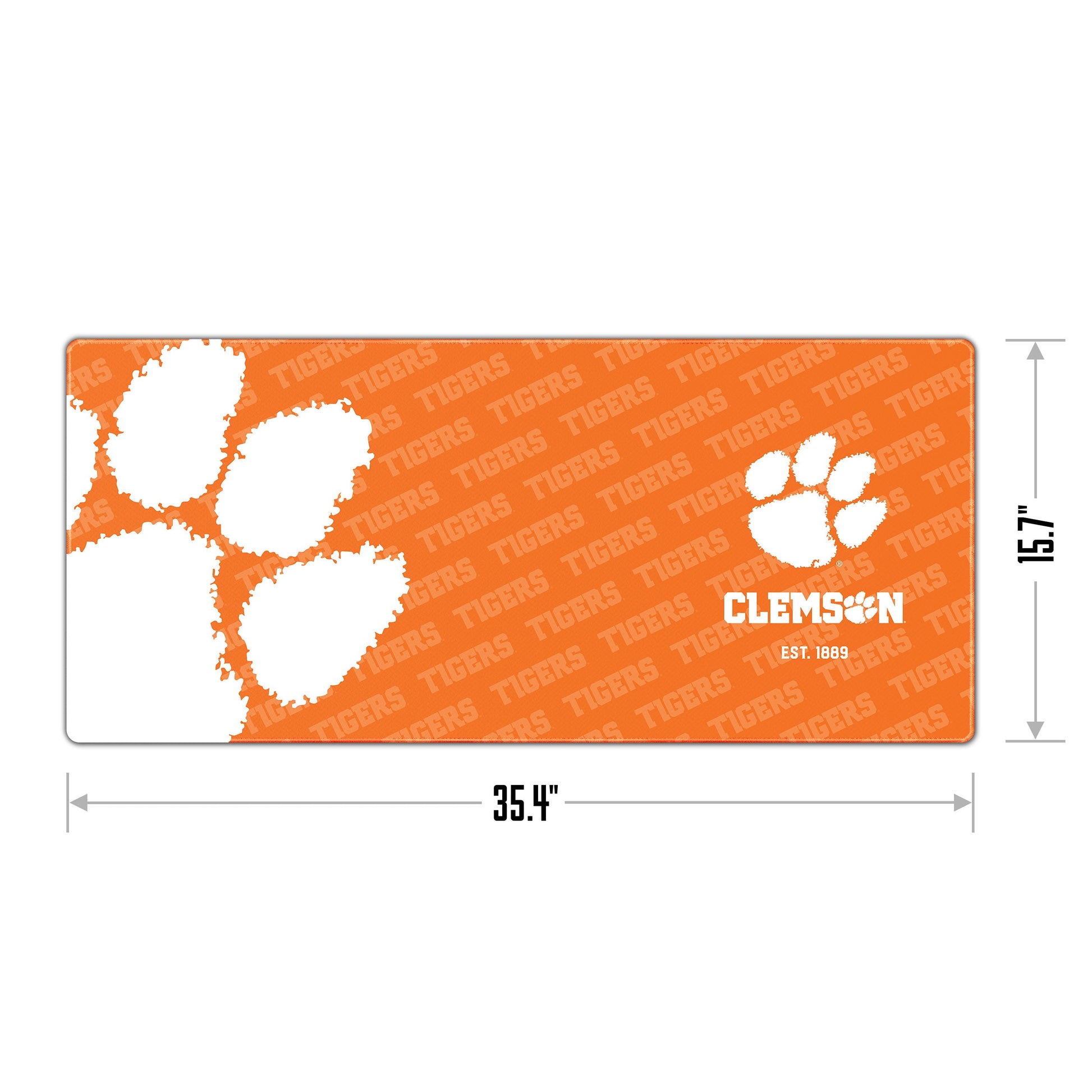 Clemson Tigers Logo Series Desk Pad Alt 1