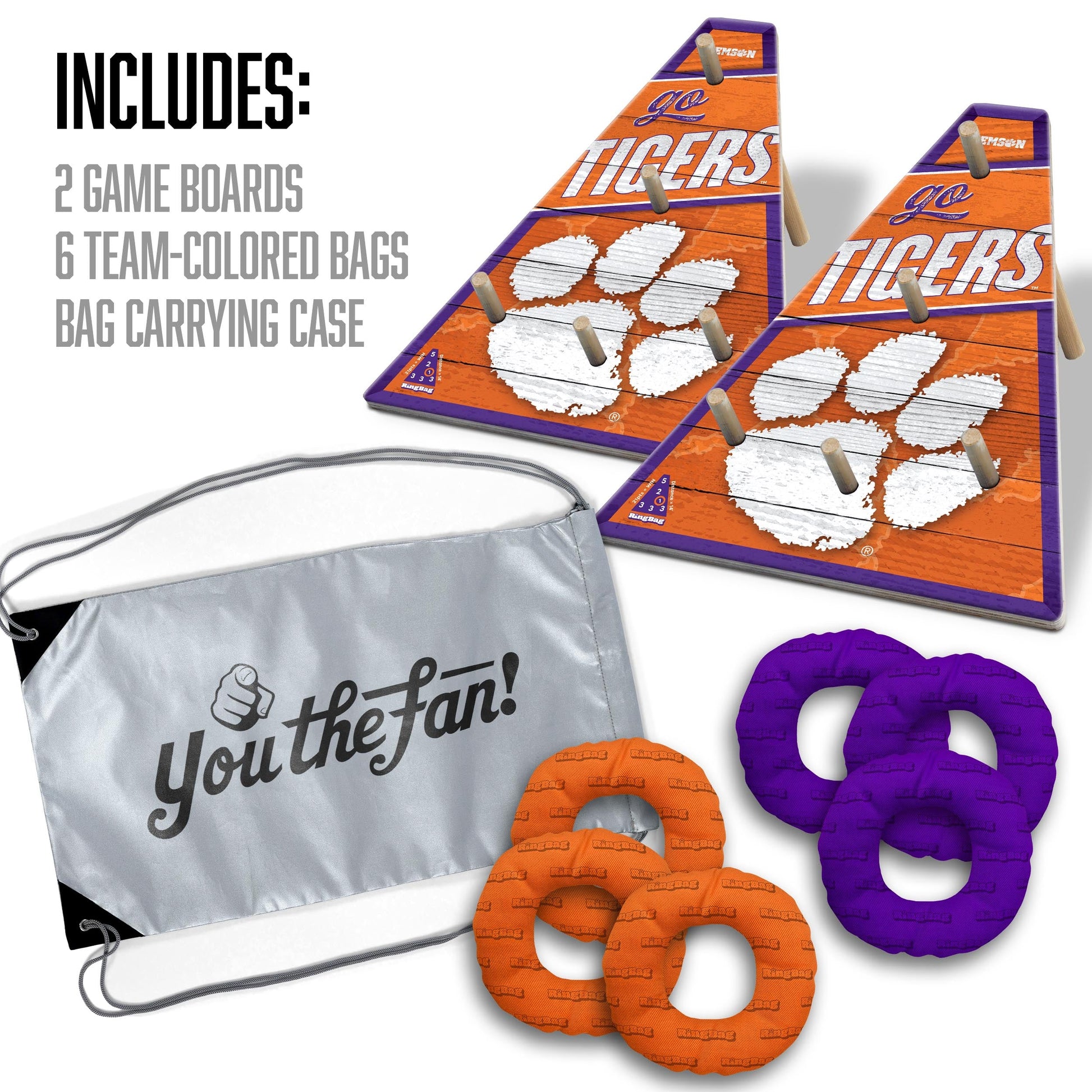 NCAA Clemson Tigers Ringbag Outdoor Game