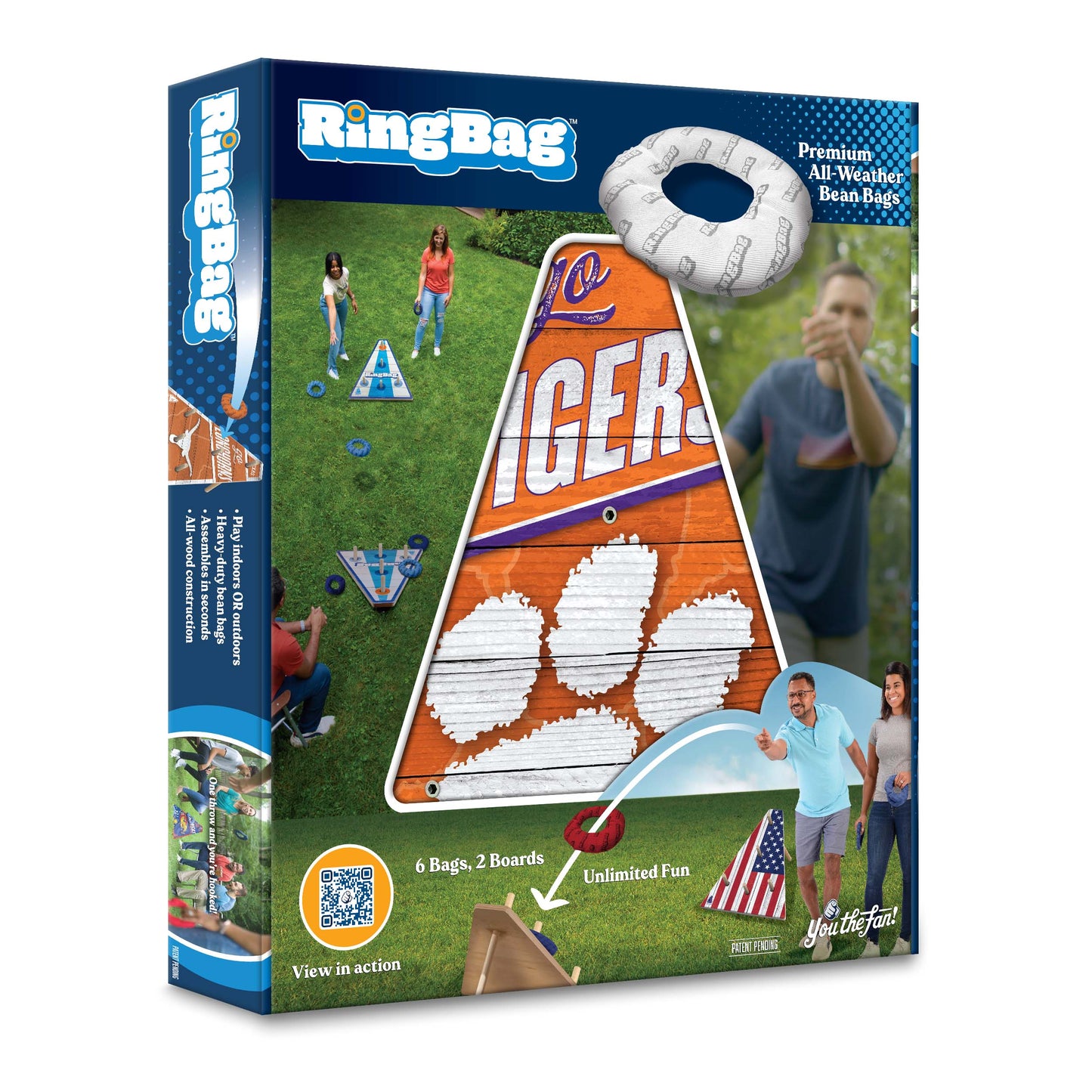 NCAA Clemson Tigers Ringbag Outdoor Game