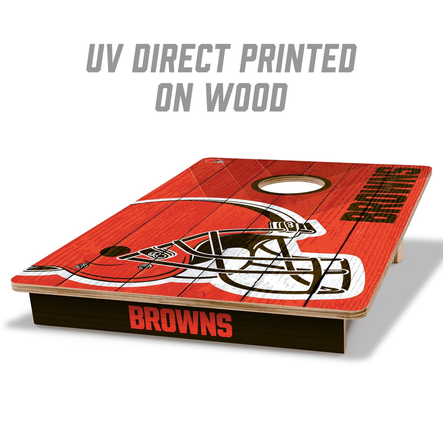 NFL Cleveland Browns 2' X 3' All-Wood Cornhole Set - Alt 1