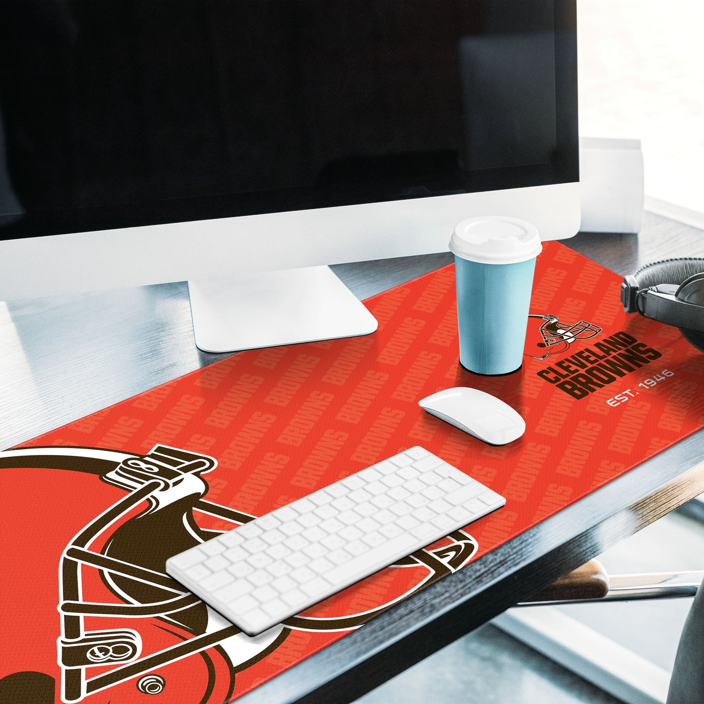 Cleveland Browns Logo Series Desk Pad Alt 2