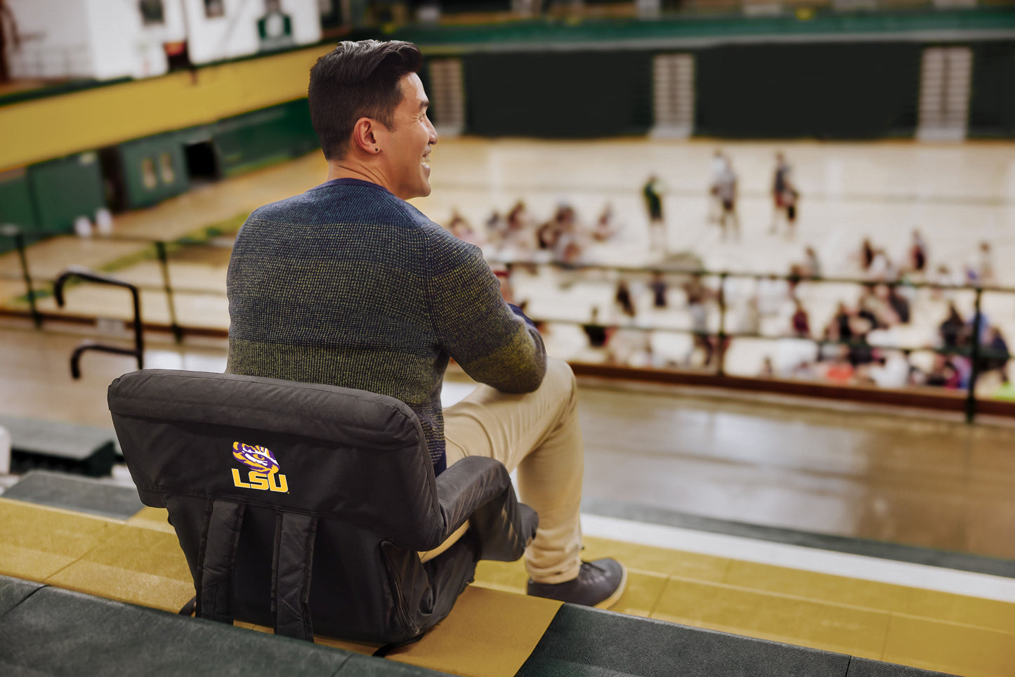 LSU Tigers - Ventura Portable Reclining Stadium Seat