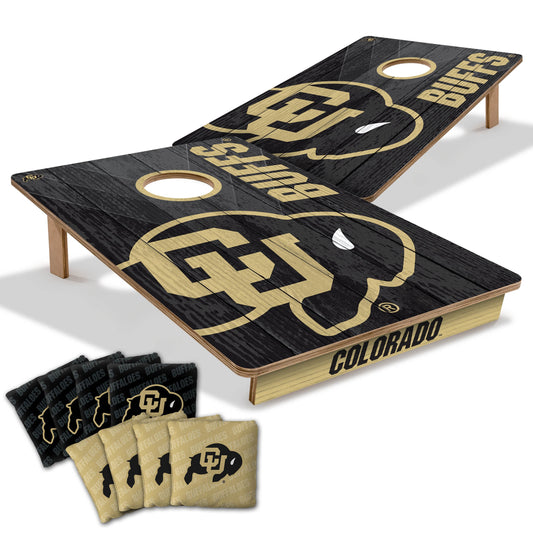 NCAA Colorado Buffaloes 2' X 3' All-Wood Cornhole Set-main
