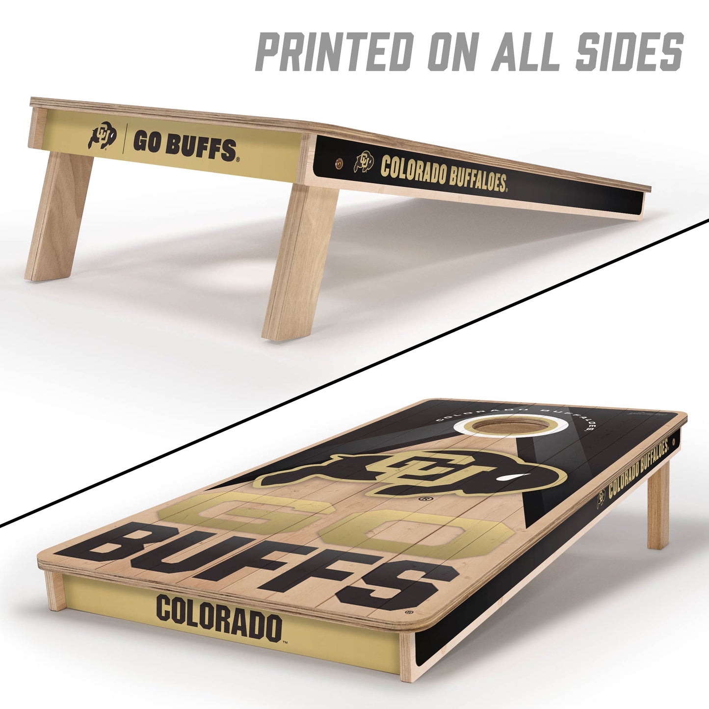 NCAA Colorado Buffaloes 2' x 4' Slogan Series Cornhole