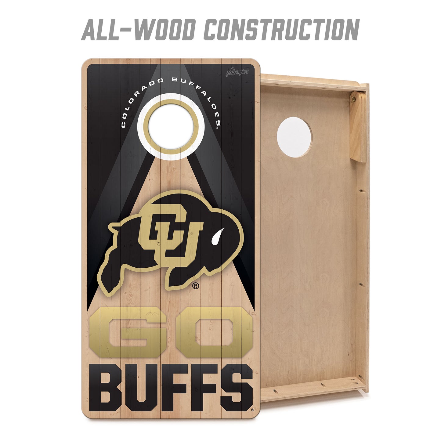 NCAA Colorado Buffaloes 2' x 4' Slogan Series Cornhole