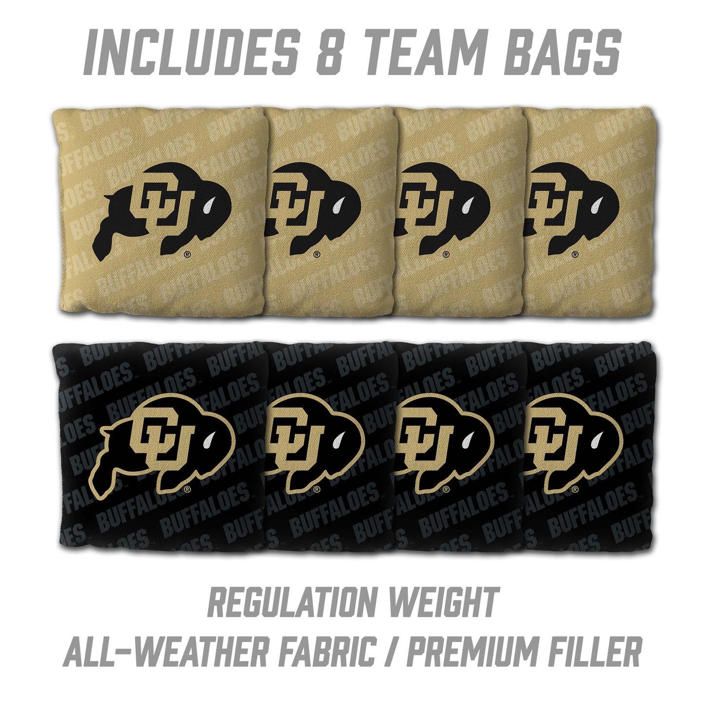 NCAA Colorado Buffaloes 2' x 4' Slogan Series Cornhole