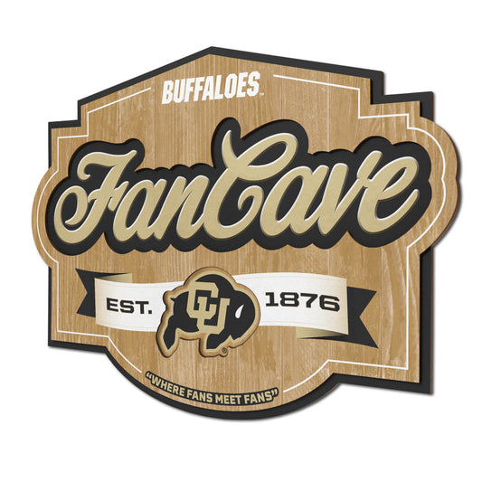 Colorado Buffaloes Fan Cave Sign