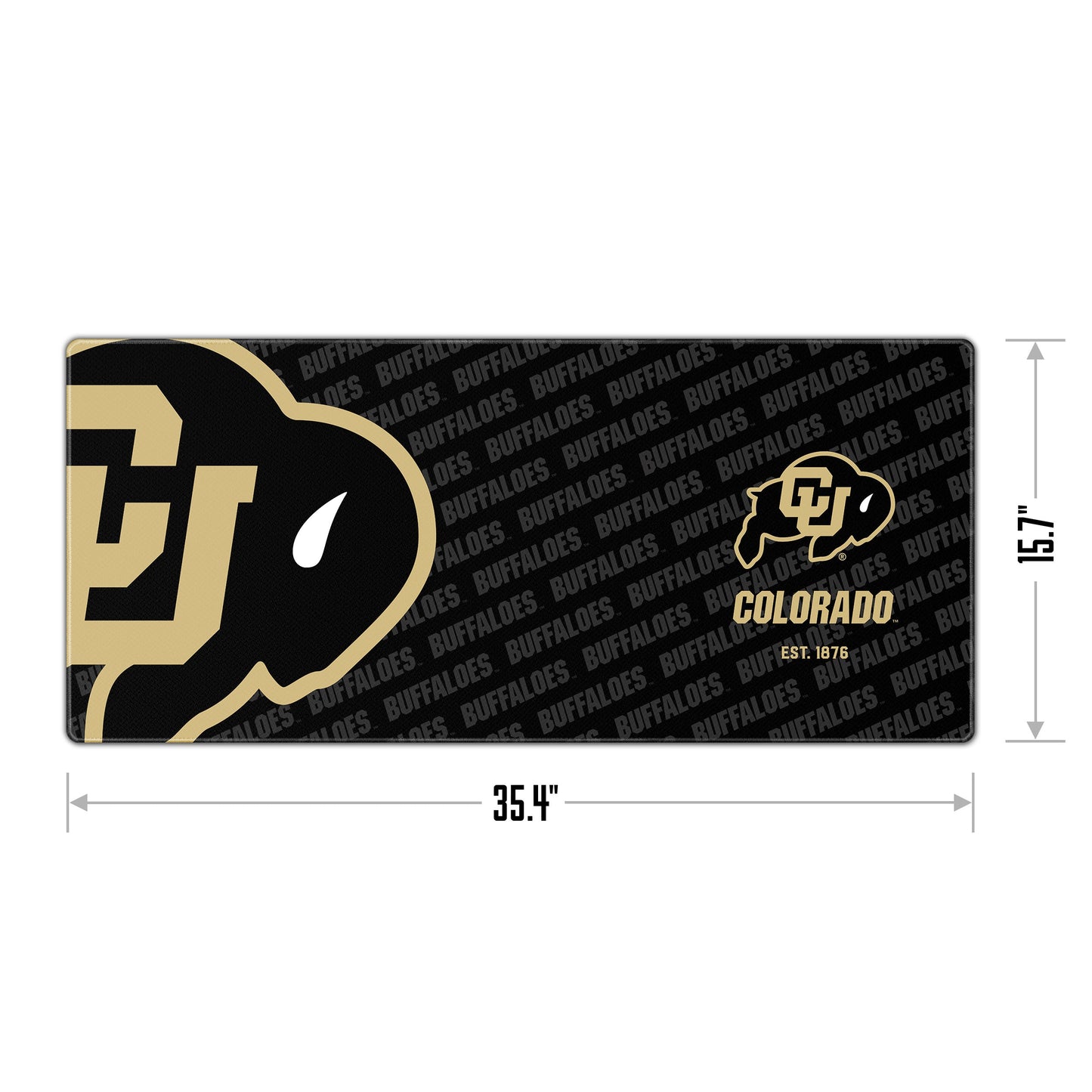 Colorado Buffaloes Logo Series Desk Pad Alt 1
