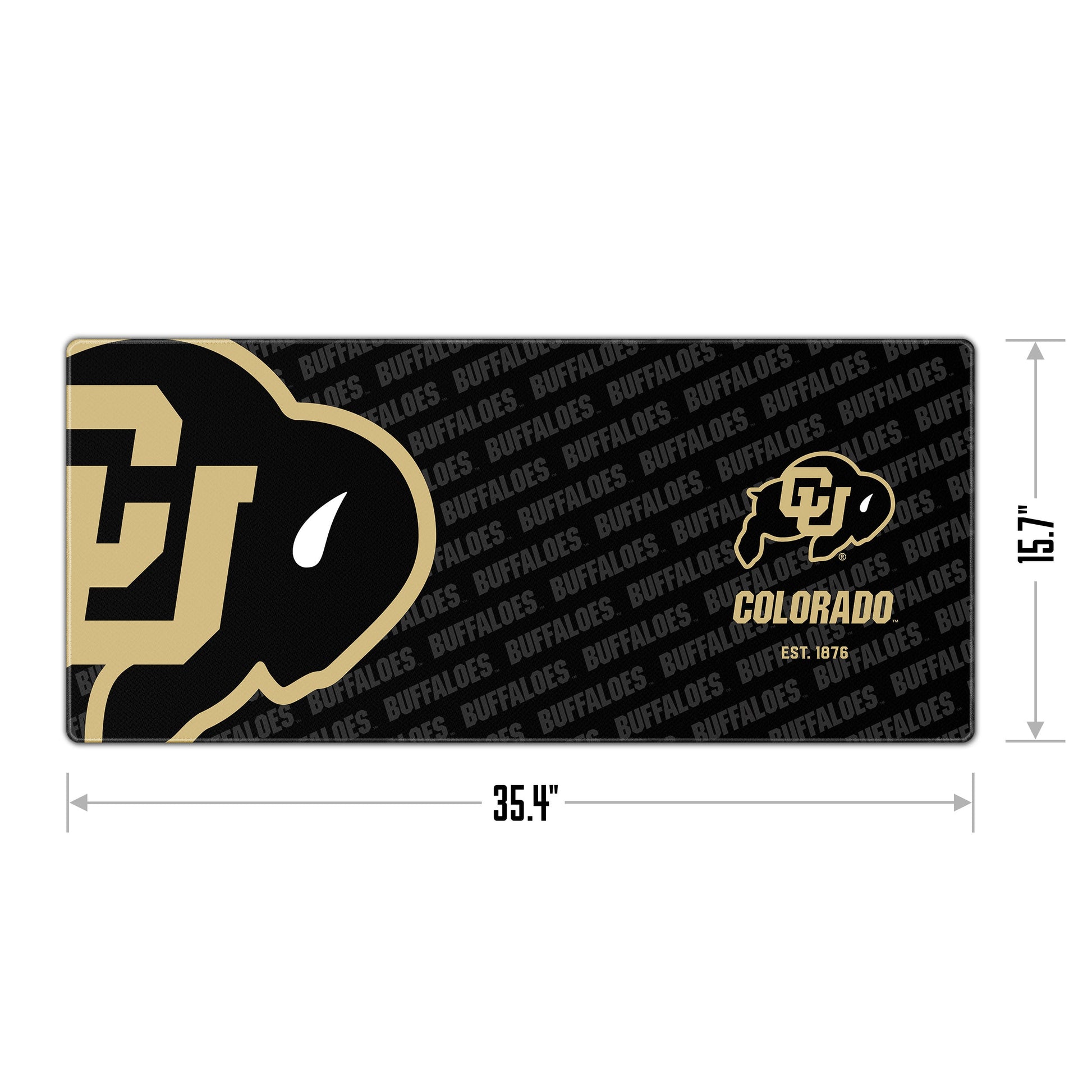Colorado Buffaloes Logo Series Desk Pad Alt 1