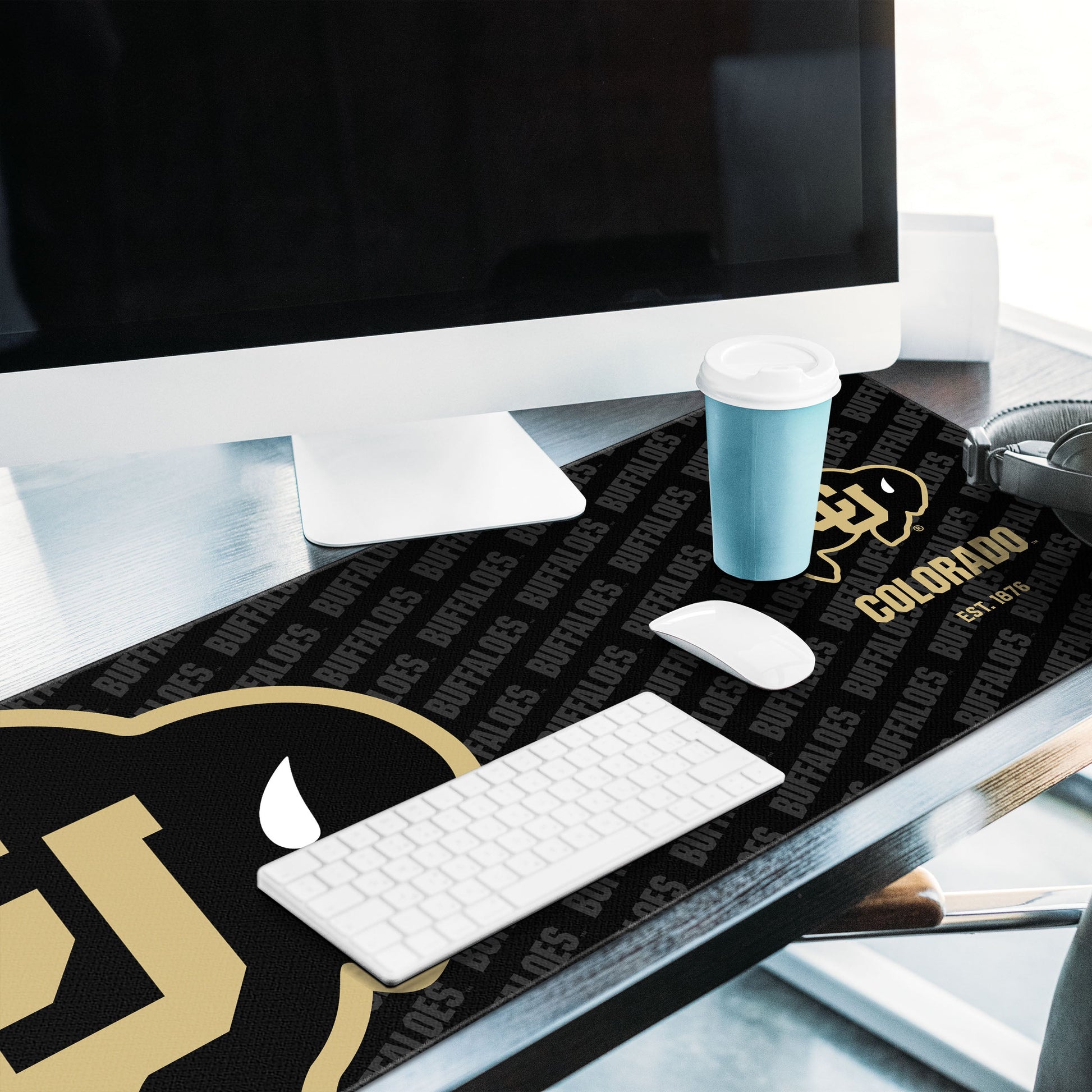 Colorado Buffaloes Logo Series Desk Pad Alt 2