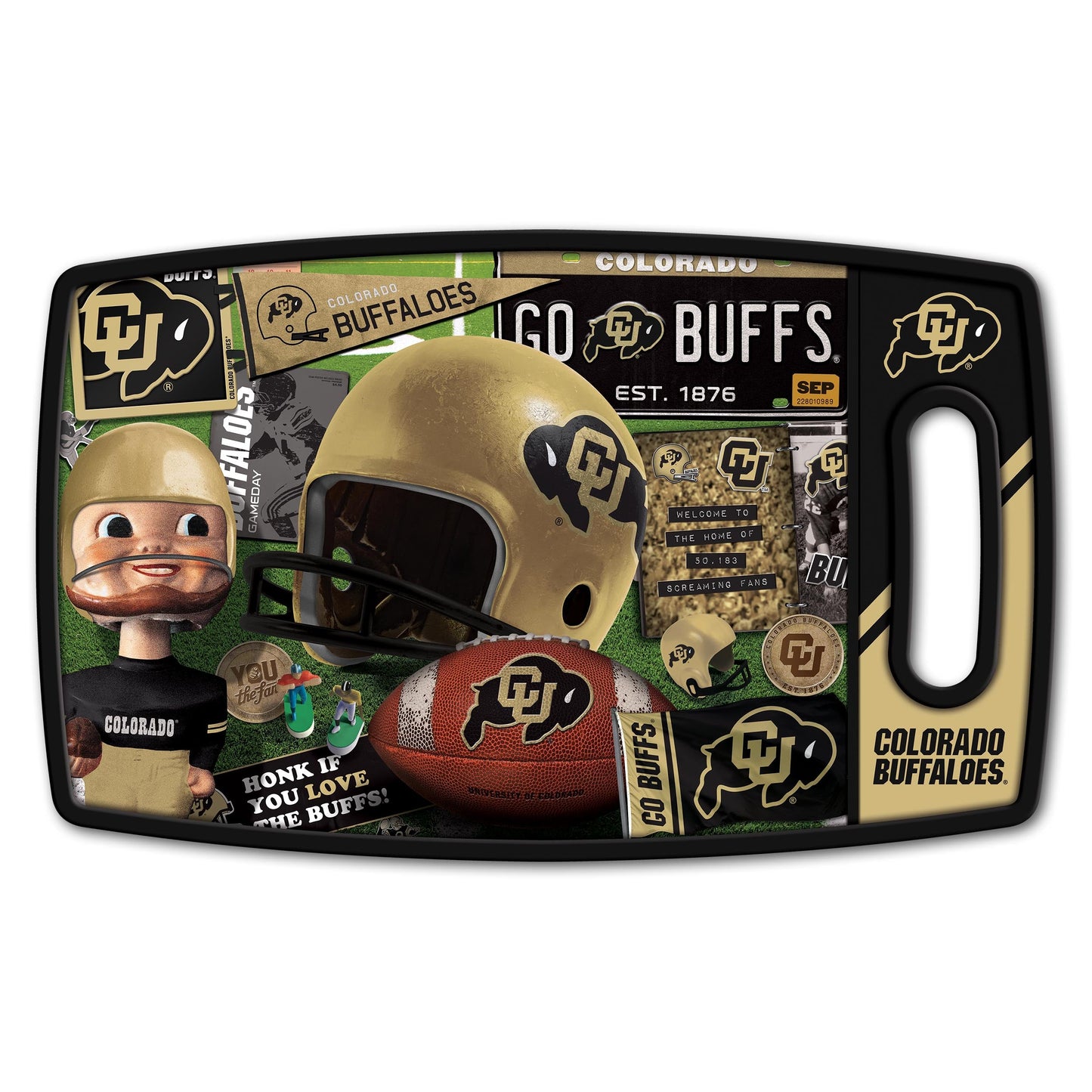 Colorado Buffaloes Retro Series Cutting Board