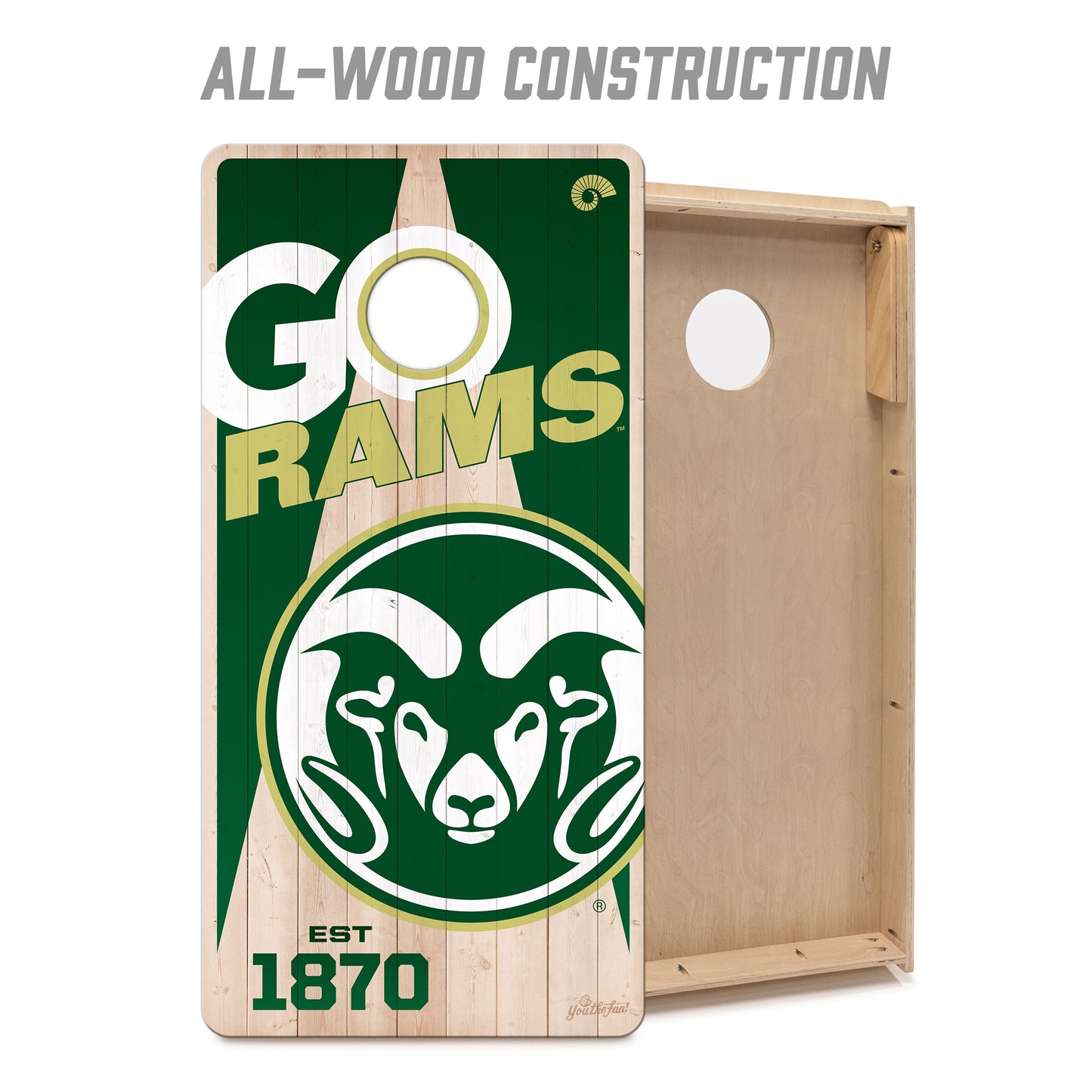 NCAA Colorado State Rams 2' x 4' Slogan Series Cornhole