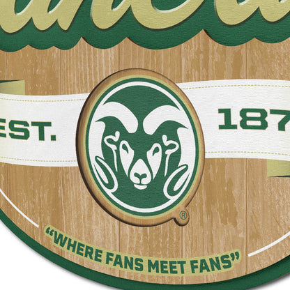 Colorado State Rams Fan Cave Sign Alt 3