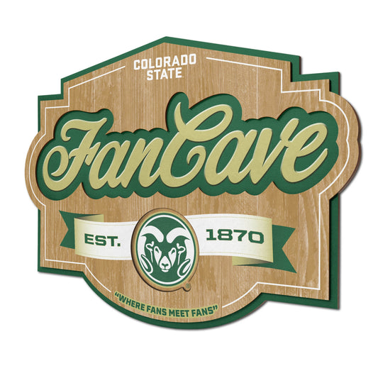 Colorado State Rams Fan Cave Sign