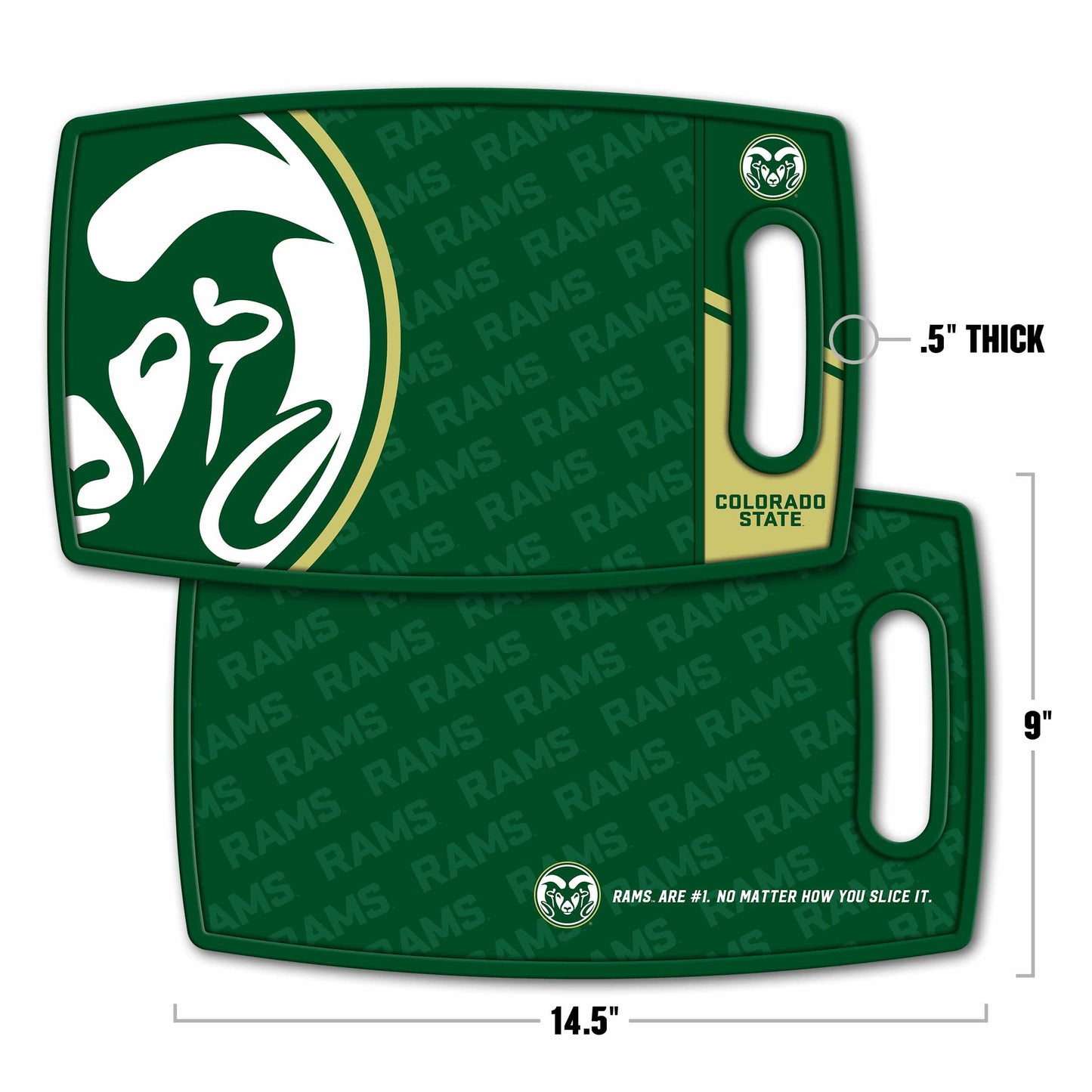 Colorado State Rams Logo Series Cutting Board Alt 1
