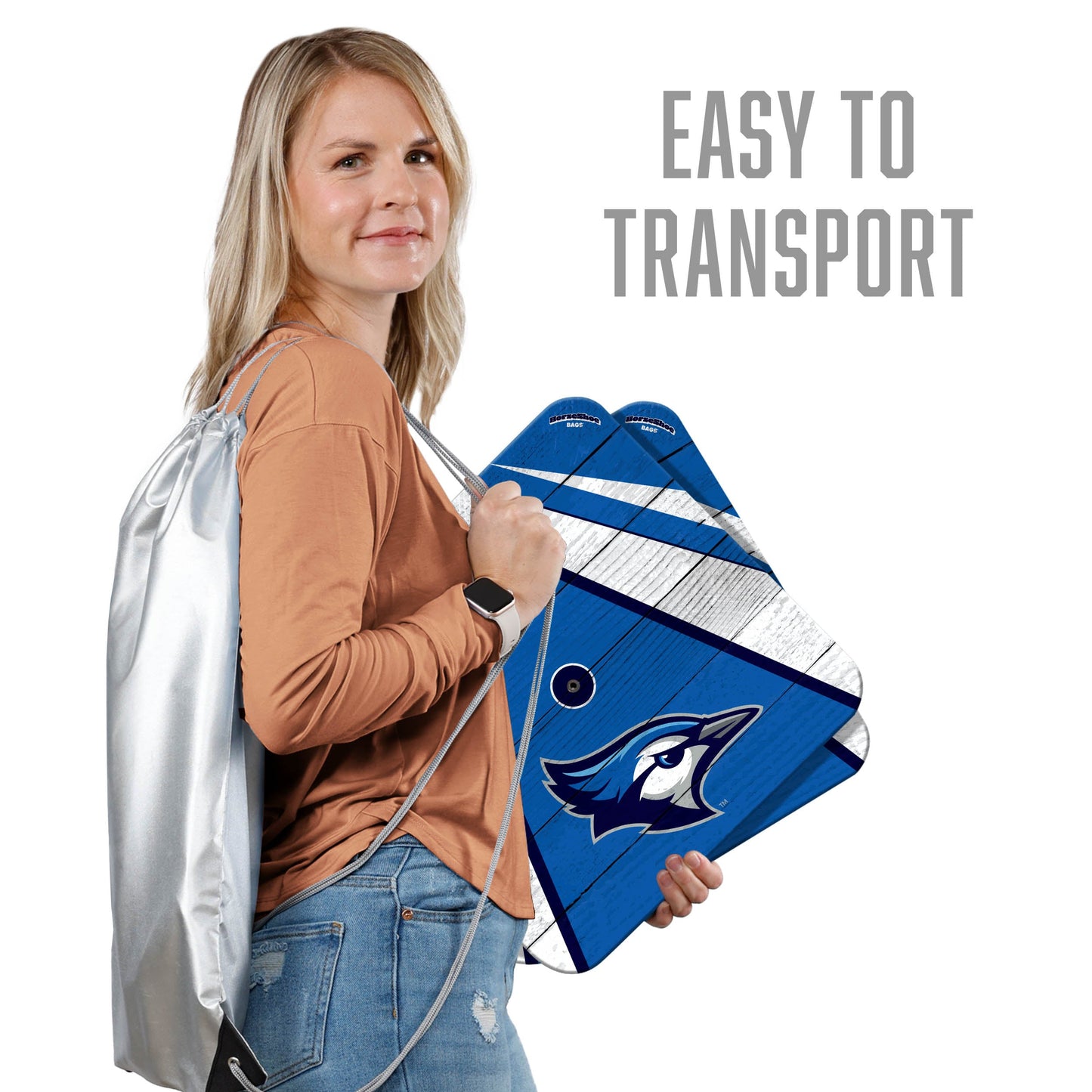 NCAA Creighton Bluejays Horseshoe Bag Game