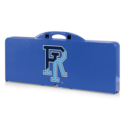 Rhode Island Rams - Picnic Table Portable Folding Table with Seats