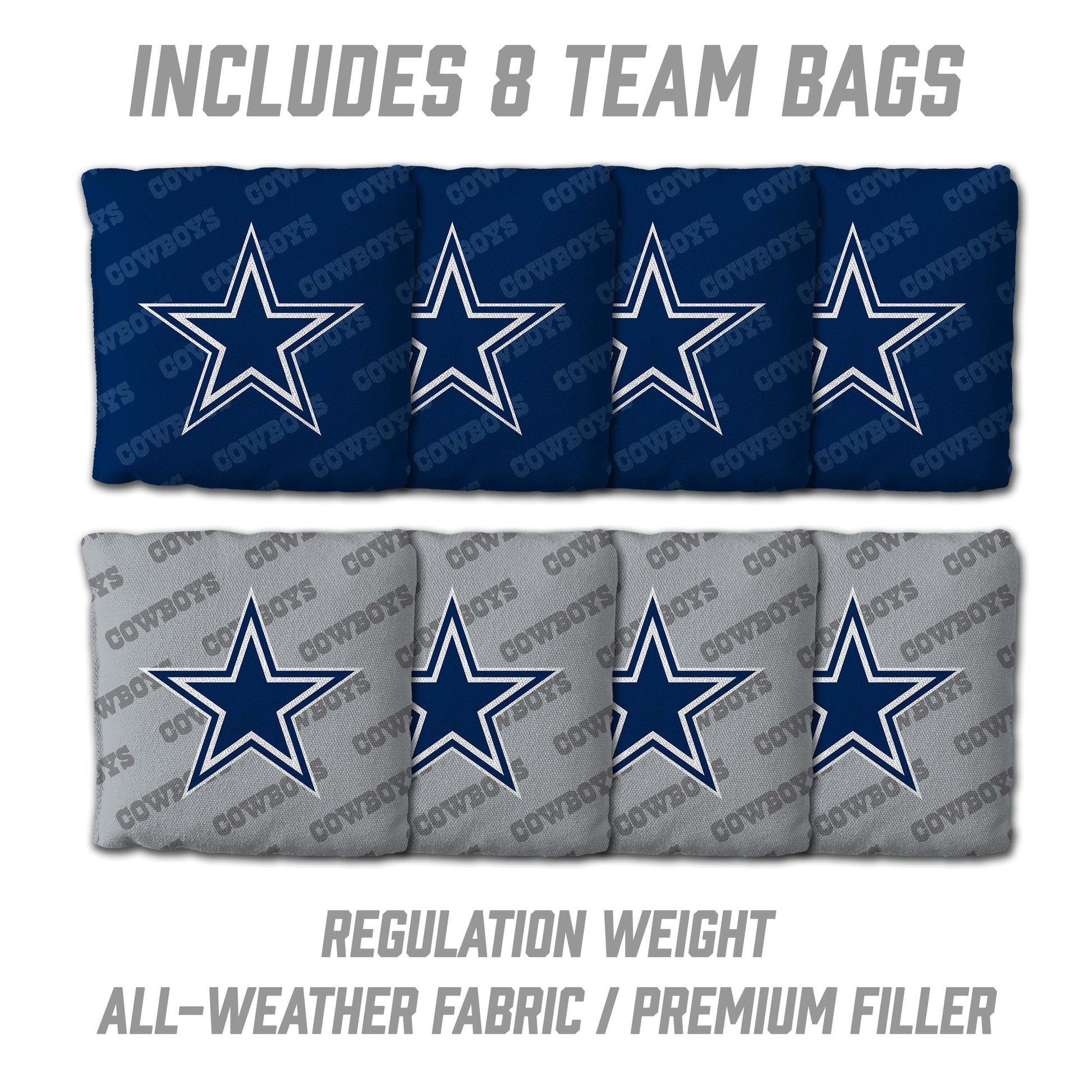 NFL Dallas Cowboys 2' X 3' All-Wood Cornhole Set - Alt 3