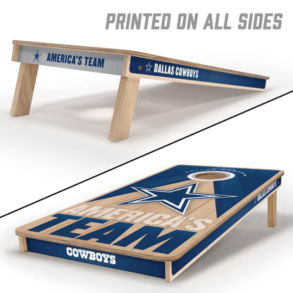 NFL Dallas Cowboys 2' x 4' All-Wood Cornhole Set