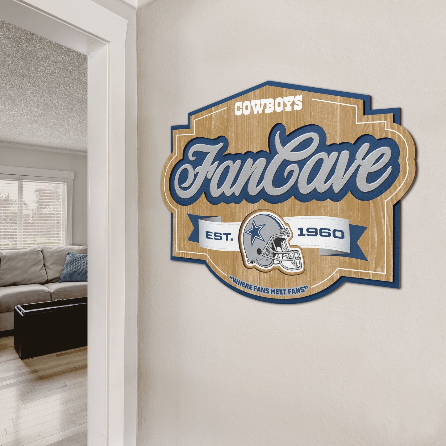 Dallas Cowboys Fan Cave Wall Art Alt 2