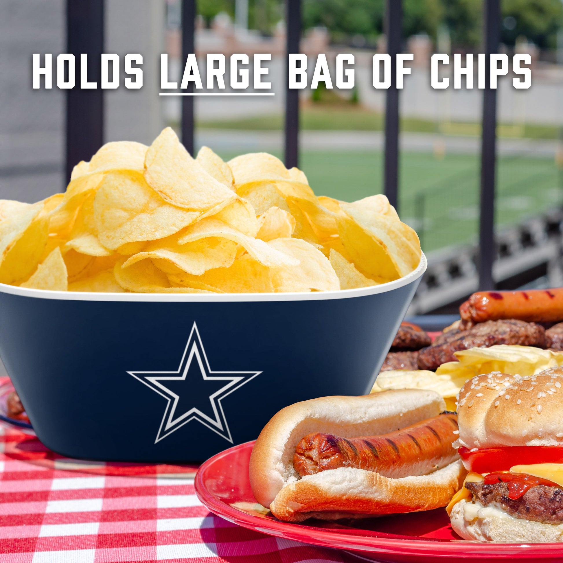 Dallas Cowboys Large Party Bowl Alt 4