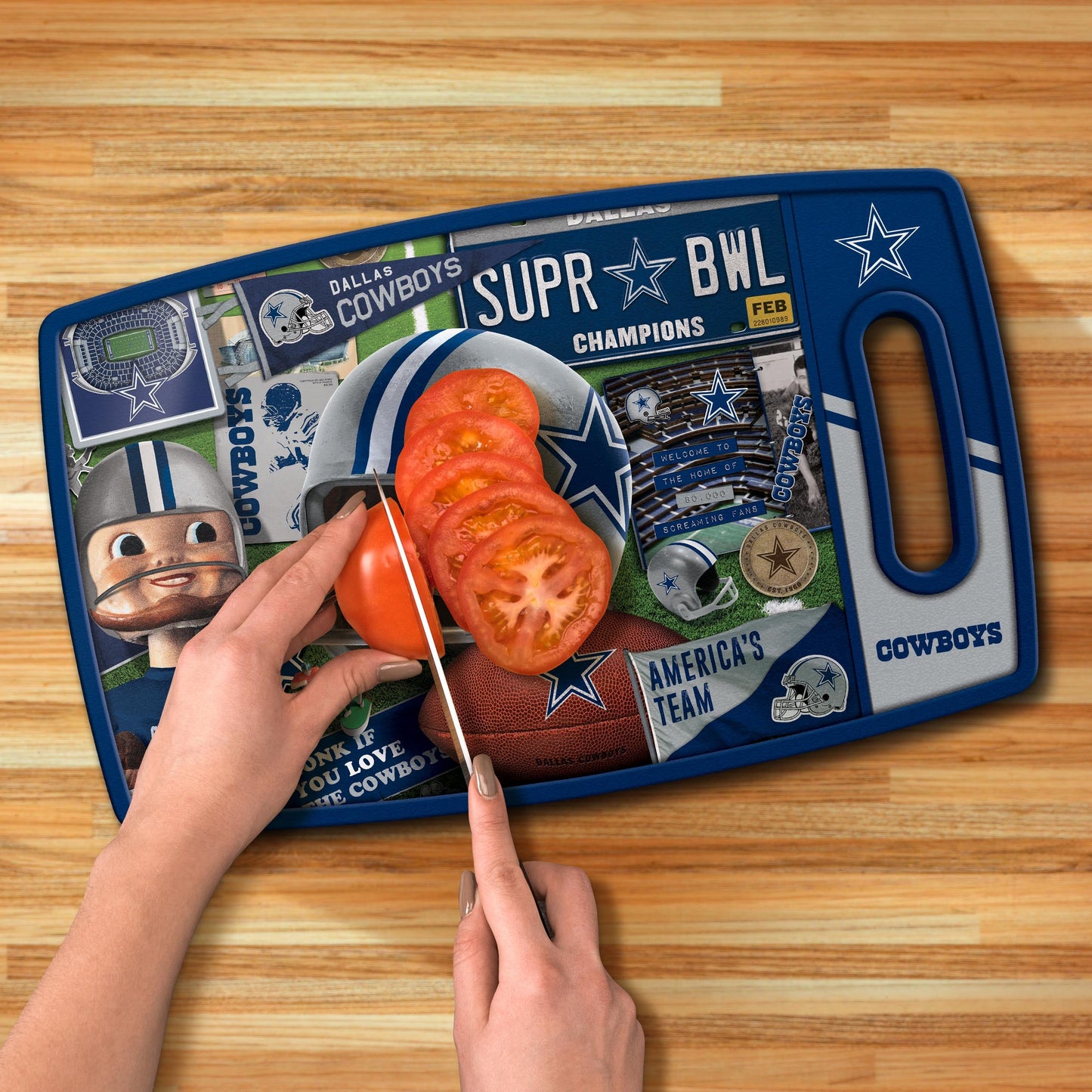 Dallas Cowboys Retro Series Cutting Board Alt 3