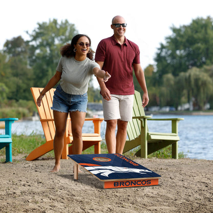 NFL Denver Broncos 2' X 3' All-Wood Cornhole Set - Alt 5