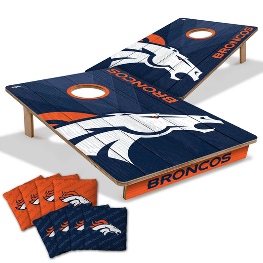 NFL Denver Broncos 2' X 3' All-Wood Cornhole Set-main