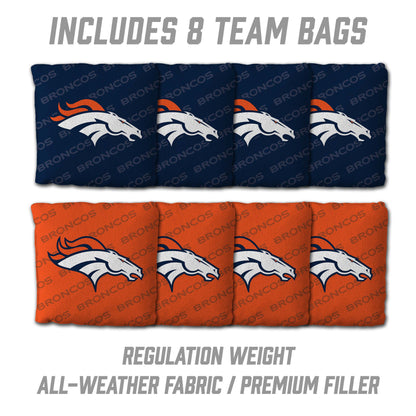 NFL Denver Broncos 2' x 4' Slogan Series Cornhole