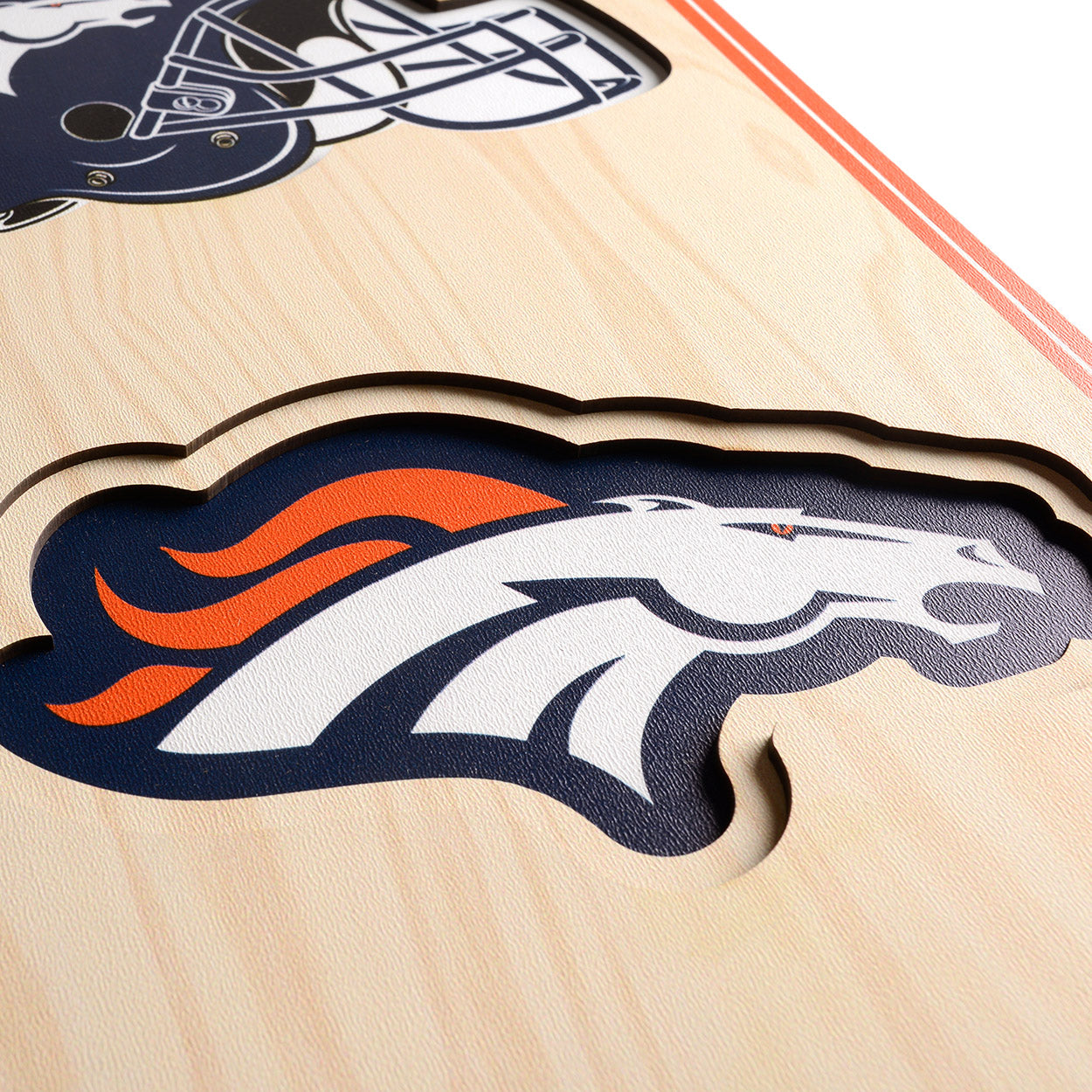 NFL Denver Broncos 3D Stadium Banner 8' X 32'