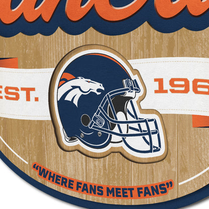 Denver Broncos Fan Cave Wall Art Alt 3