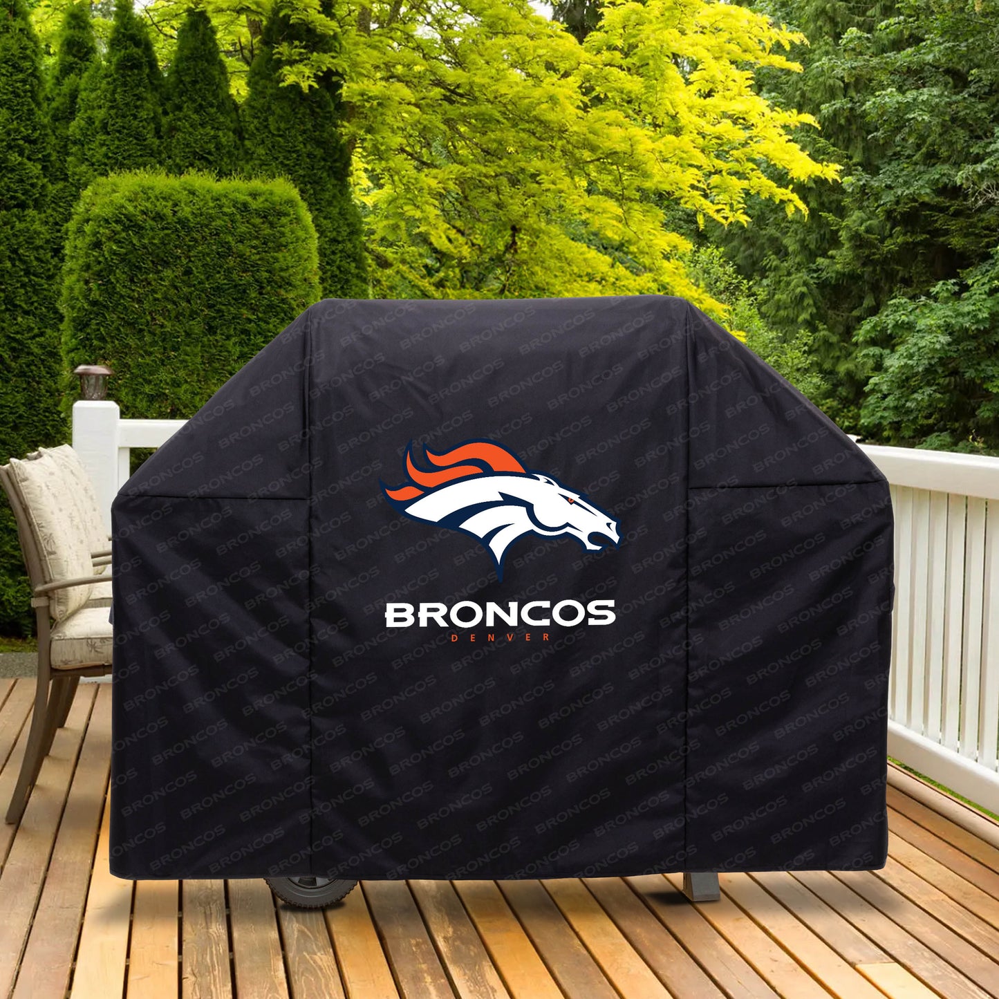 NFL Denver Broncos Heavy Duty Grill Cover