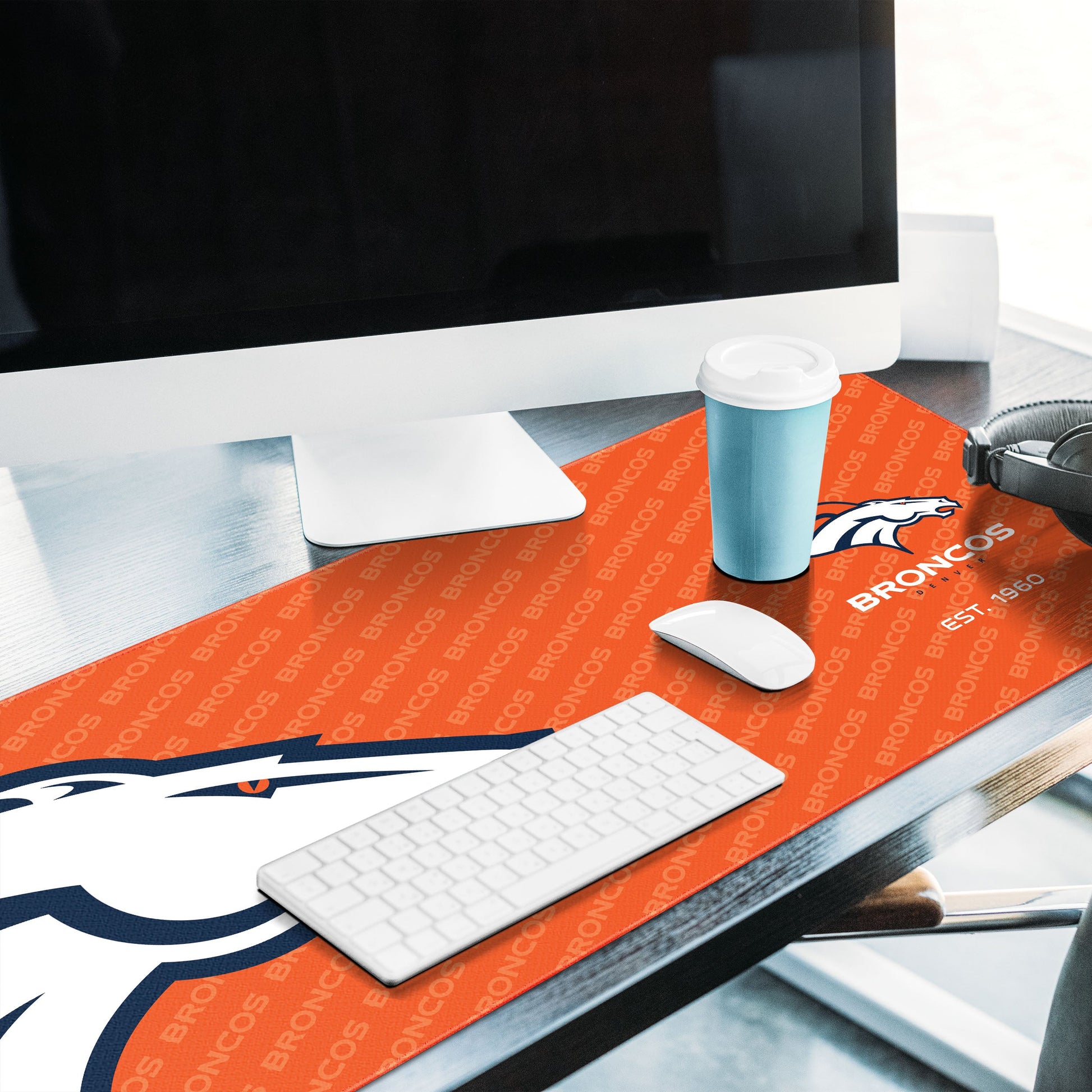 Denver Broncos Logo Series Desk Pad Alt 2