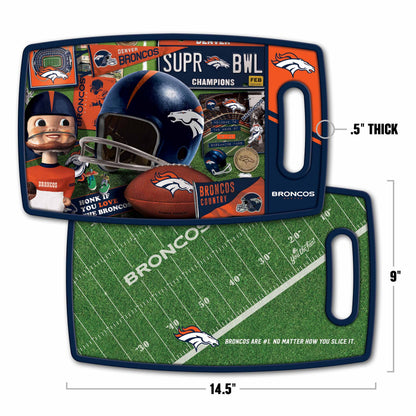 Denver Broncos Retro Series Cutting Board Alt 1