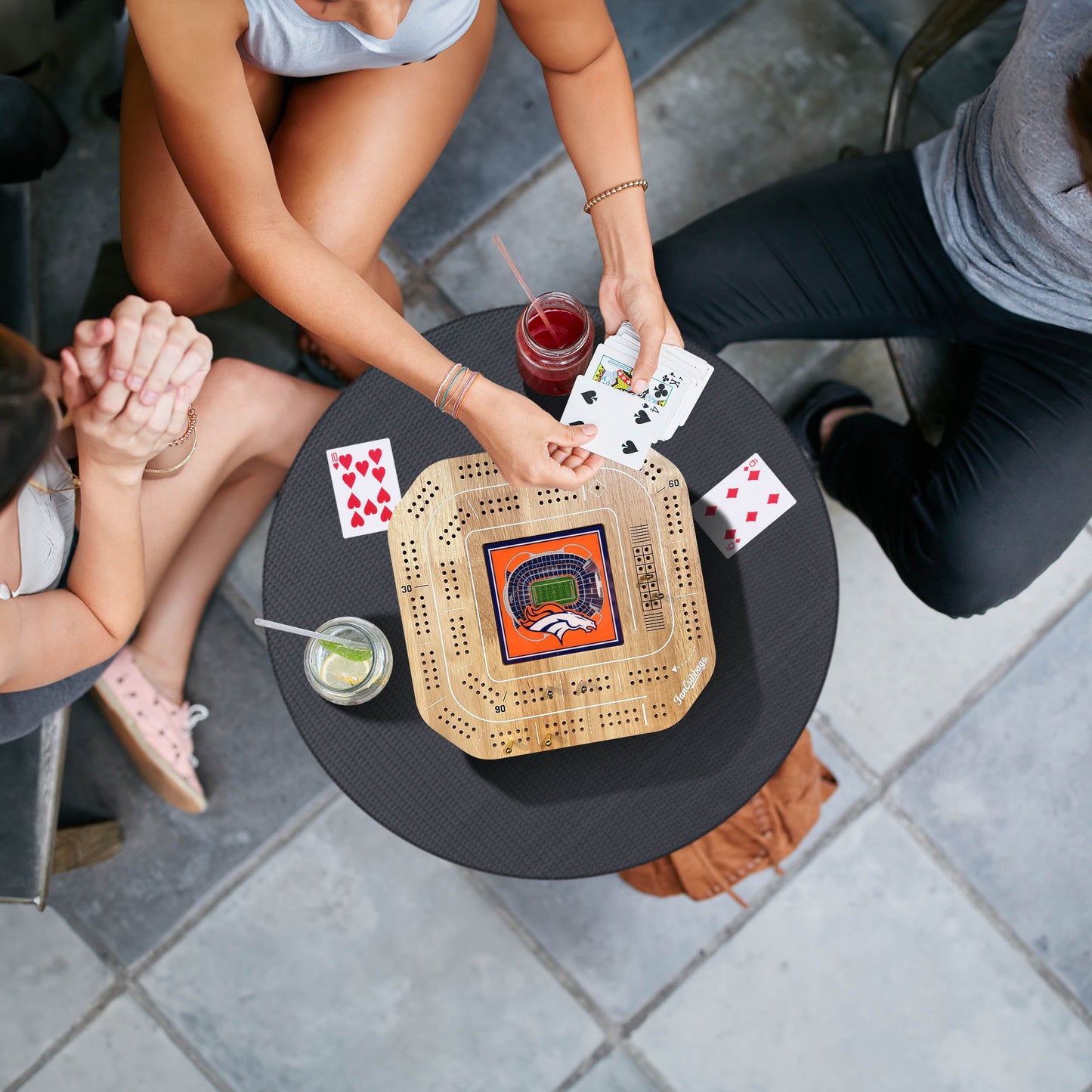 NFL Denver Broncos StadiumView Cribbage Game