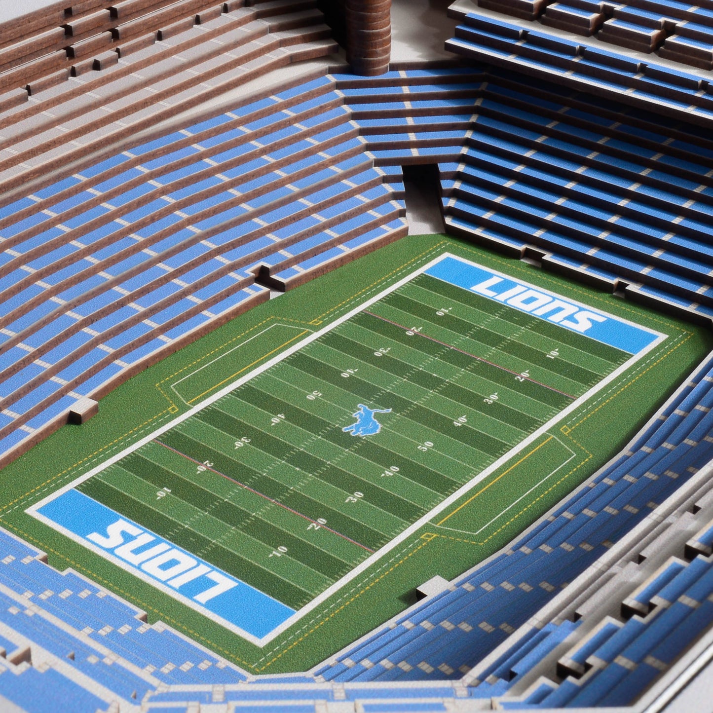 NFL Detroit Lions 25-Layer StadiumView Wallart