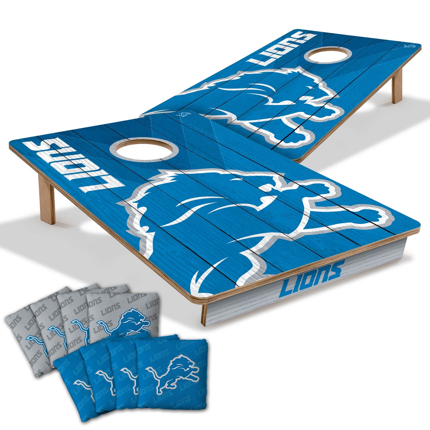 NFL Detroit Lions 2' X 3' All-Wood Cornhole Set-main