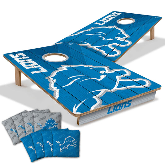 NFL Detroit Lions 2' X 3' All-Wood Cornhole Set-main