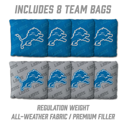 NFL Detroit Lions 2' x 4' All-Wood Cornhole Set