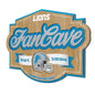 Detroit Lions Fan Cave Wall Art