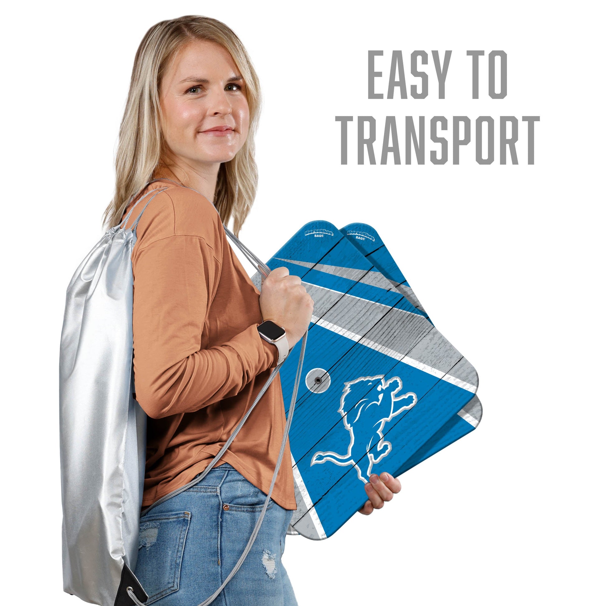 NFL Detroit Lions Horseshoe Bag Game