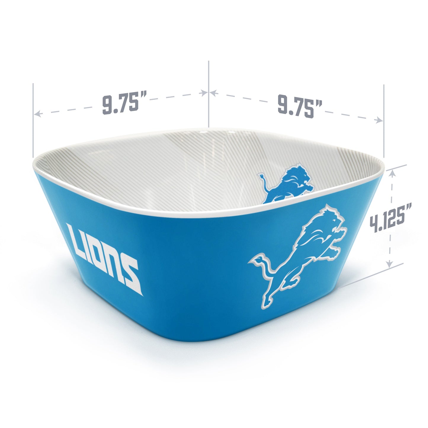 Detroit Lions Large Party Bowl Alt 3