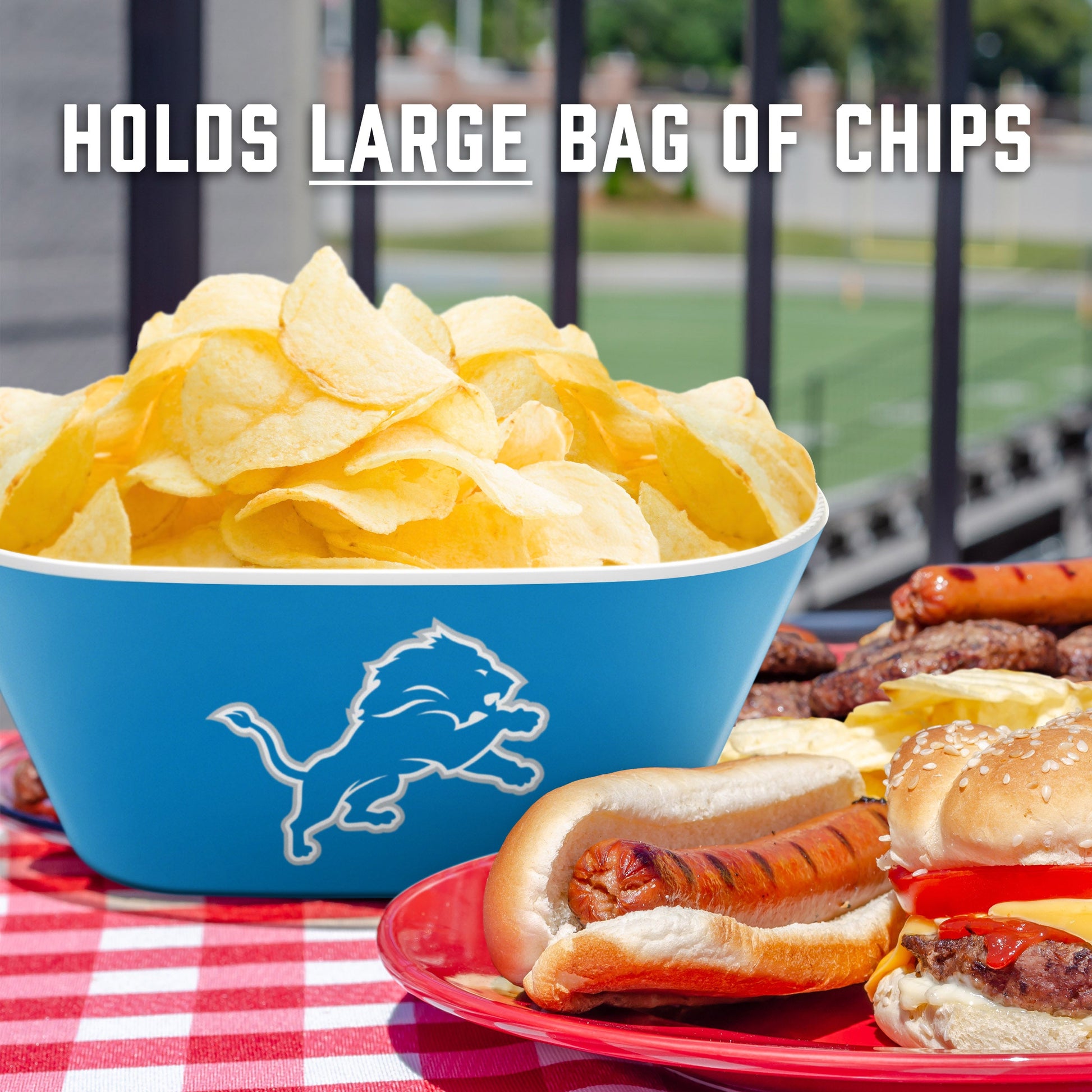 Detroit Lions Large Party Bowl Alt 4