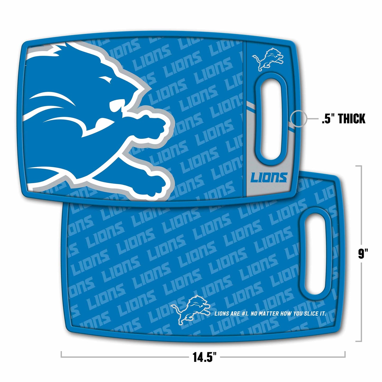 Detroit Lions Logo Series Cutting Board Alt 1