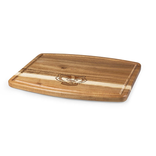 Wisconsin Badgers - Ovale Acacia Cutting Board